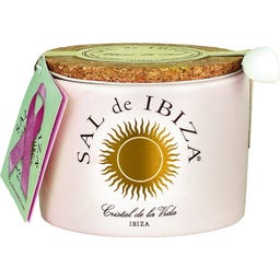 Sal de Ibiza Fleur de Sel mit Rosenbl&auml;ttern