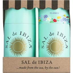 Sal de Ibiza Granito Strandkorb-Duo Pur & Bl&uuml;ten