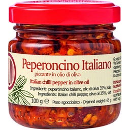 Peperoncini Piccanti in Olio d'Oliva - 100 g
