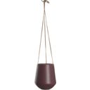 Present Time 'Skittle' Hanging Planter, Medium - matte burgundy red