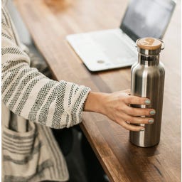 Bambaw Roestvrijstalen Thermosfles, 750 ml - Natural Steel