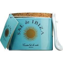 Sal de Ibiza Fleur de Sel dans son Pot en C&eacute;ramique