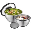 Schüssel-Set mit Spritzschutzdeckel MUOVO - 2 Stück