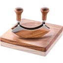 GEFU Wiegemesser mit Schneidebrett YUMA - 1 Set