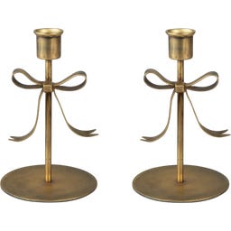 Garden Trading Portacandele con Fiocco - Set di 2 Pezzi - Piccolo