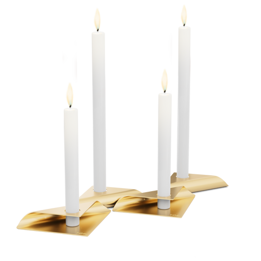 höfats SQUARE CANDLE guld - 1 st.