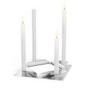 höfats SQUARE CANDLE, Silver - 1 item