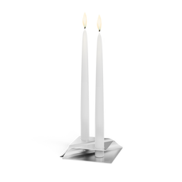 höfats SQUARE CANDLE silber - 1 ud.