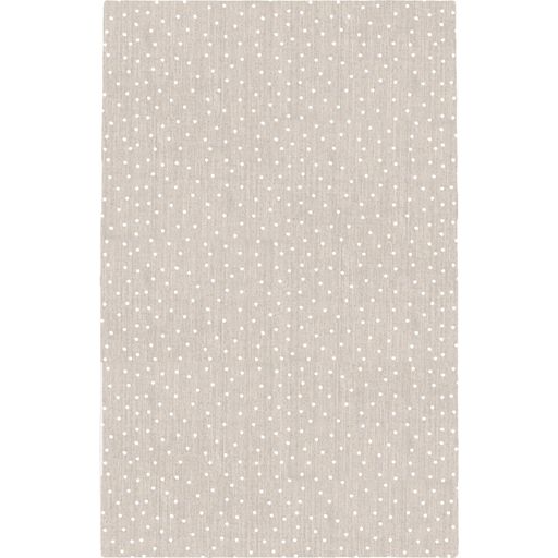 Dots Linen Tea Towels - Natural Beige, Set of 2 - 1 set