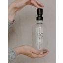 Distributeur de Savon Coeur en Verre Transparent - 500 ml