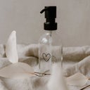 Eulenschnitt Seifenspender Herz transparent - 250 ml