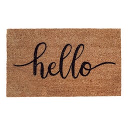 Eulenschnitt "Hello" Coconut Fibre Doormat