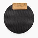Pandoo Ronde Siliconen Onderzetter Ø 17 cm - Zwart