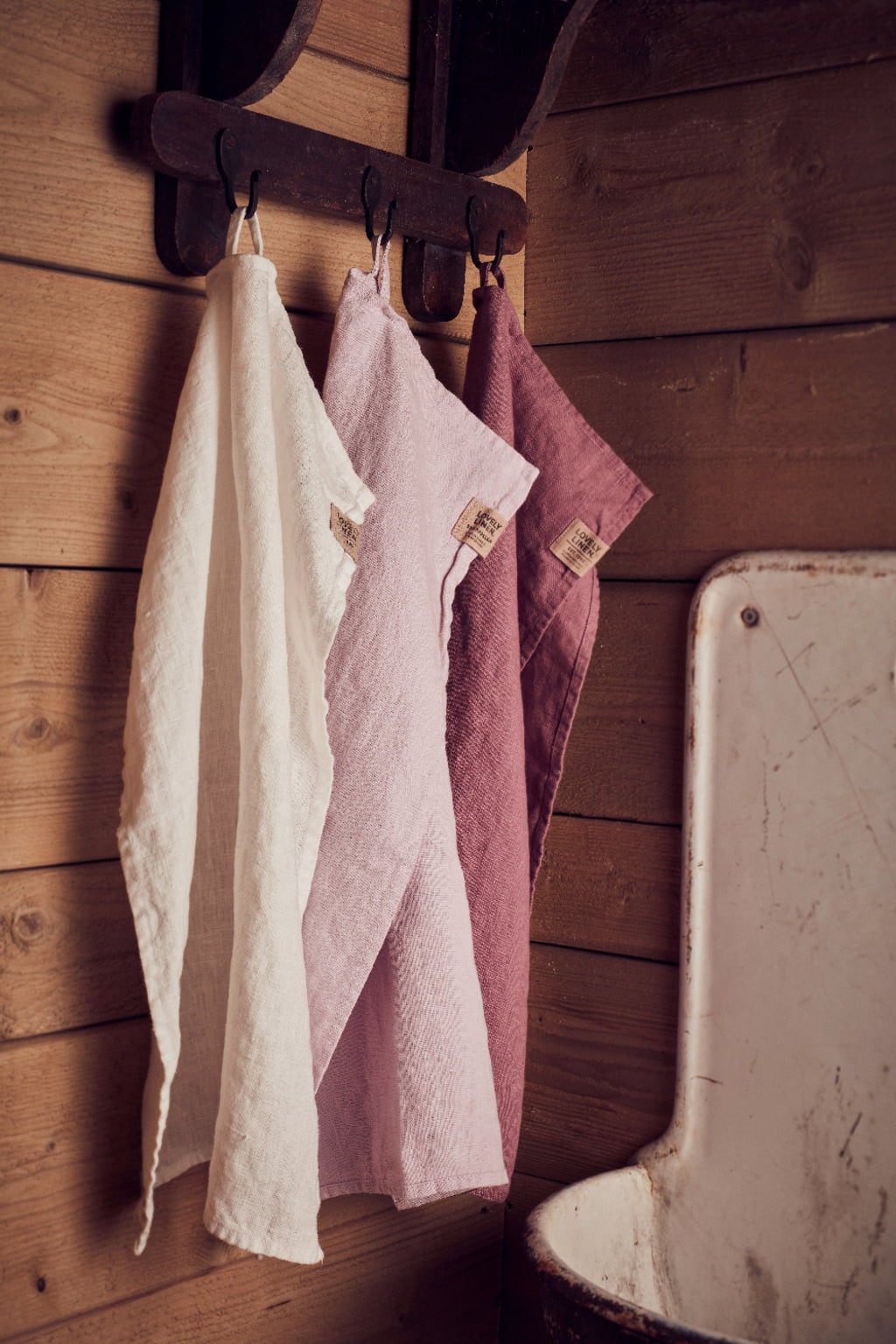 Lovely Linen Gästhandduk / Tablett - Off-White