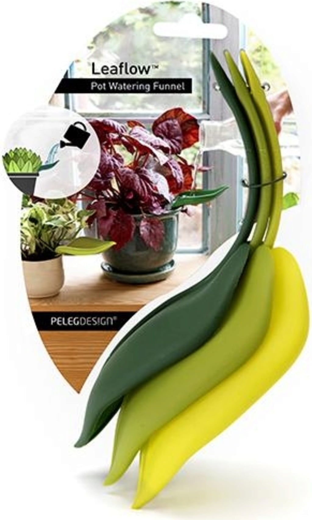Peleg Design Leaflow Watering Funnel, Set of 3 - 1 item