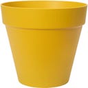 elho loft urban rond wielen 40cm - oker