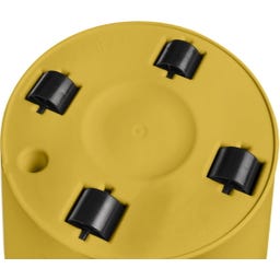elho loft urban rond wielen 40cm - oker