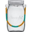 Sonnenglas® Beadwork Handle - Solarlampe - Yellow/Turquoise