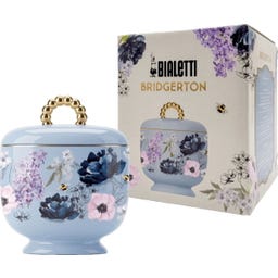 Bridgerton Zuckerdose aus Porzellan mit Deckel - 1 Stk