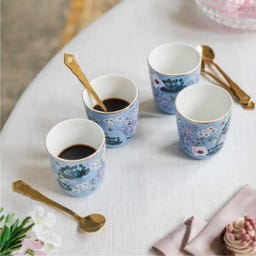 Bridgerton Kaffeelöffel 4-er Set, goldfarben - 1 Set
