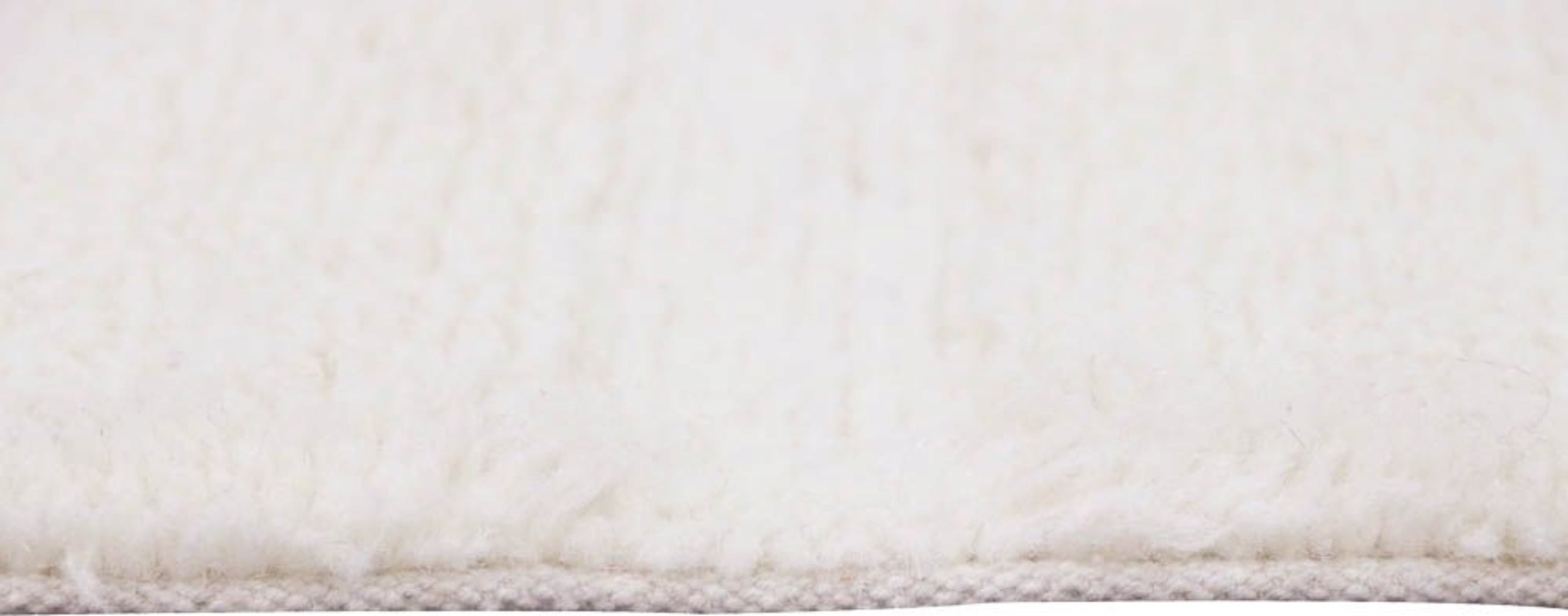 Lorena Canals Steppe Wool Rug, Sheep White
