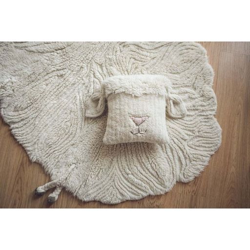 Lorena Canals Pink Nose Sheep Wool Cushion, 35 x 35 cm - 1 item