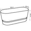 Balconnière GREENVILLE Terrasse Roues - 80 cm