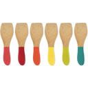 Pebbly Spatules à Raclette Colorées en Bambou - 1 kit