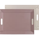 DUO - Vassoio Reversibile, Rosa Antico/Pietra - Grande