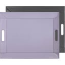 Freeform DUO - Vassoio Reversibile, Lilla/Grigio - Grande