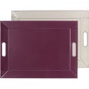 Freeform DUO - Vassoio Reversibile, Prugna/Avorio - Grande