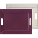 Freeform DUO - Vassoio Reversibile, Prugna/Avorio
