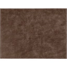 Freeform Bordstablett TEXTIL med Läderlook - 40 x 30 cm