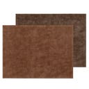 Freeform Bordstablett TEXTIL med Läderlook - 40 x 30 cm