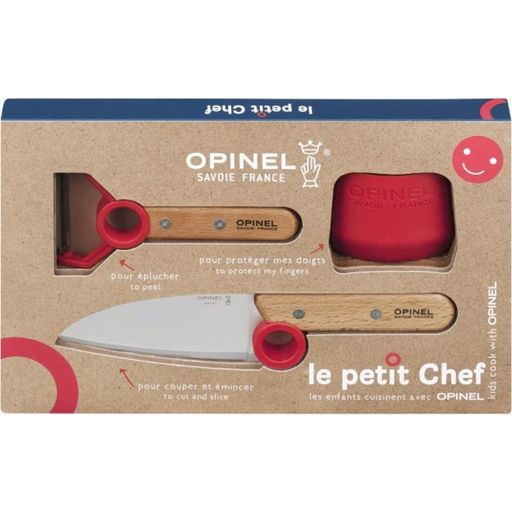 Opinel Knivset Le Petit Chef för Barn, 3 delar - 1 Set