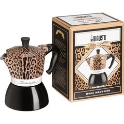 Moka Express Induktion Dolce & Gabbana Leopard - für 4 Tassen