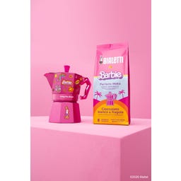 Bialetti Barbie Perfetto Moka mit Kaffeedose
