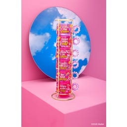Barbie 6 stapelbare Espressotassen mit Metallgestell