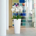 Lechuza DELTA Premium 30 Planter - White high gloss