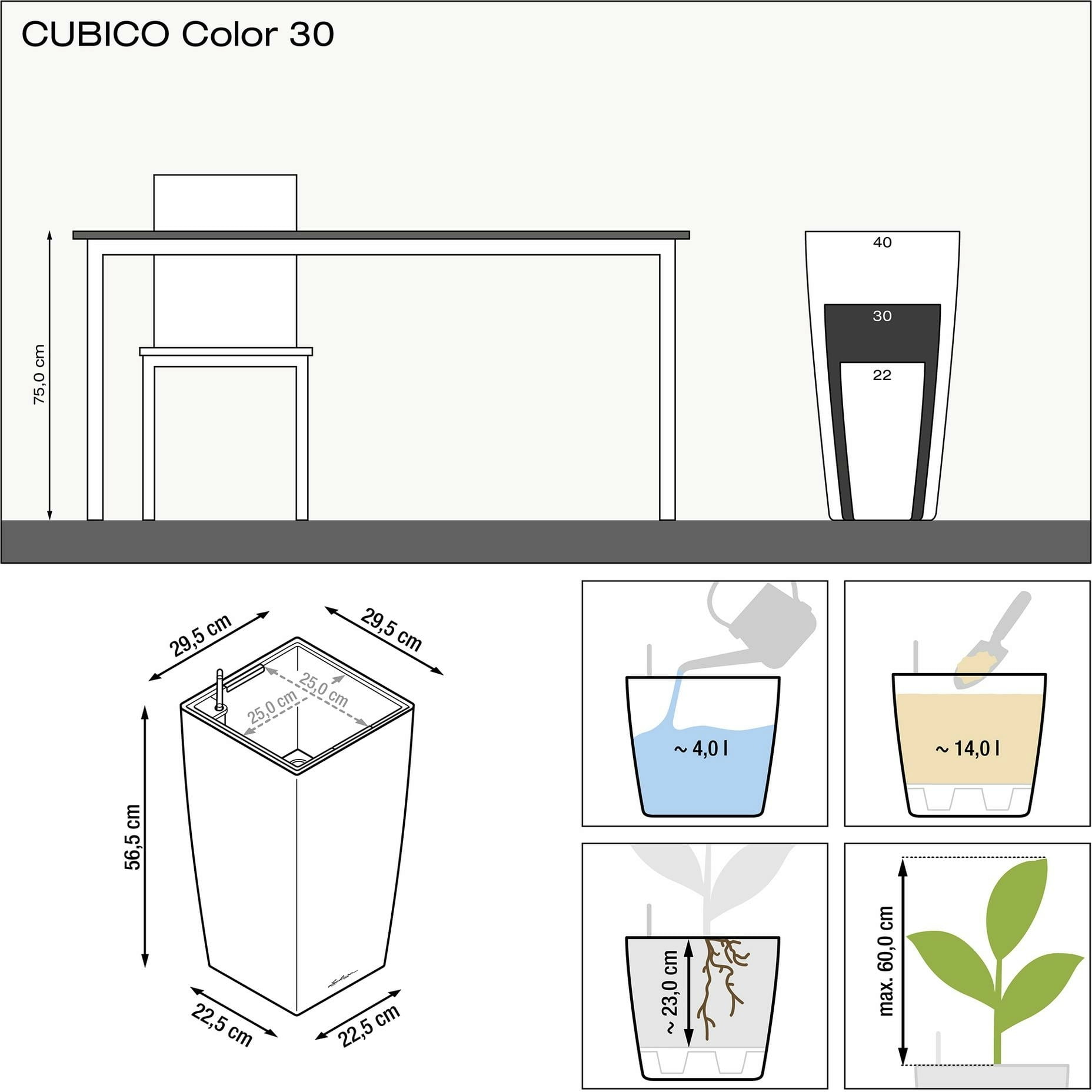 Lechuza Kruka CUBICO Color 30