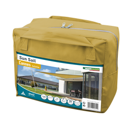 Windhager CANNES Triangle SunSail 5x5x5m - yellow