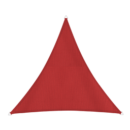 Windhager CANNES Triangle SunSail 5x5x5m - red