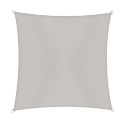 Windhager CANNES Square SunSail 3x3m - cream-grey