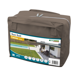 Windhager CANNES Square SunSail 3x3m - taupe