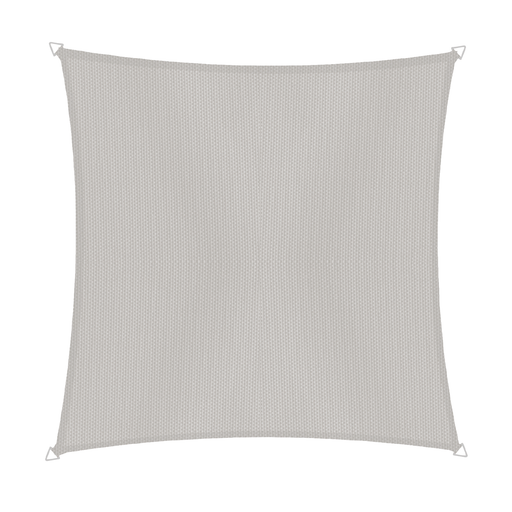 Windhager CANNES Square SunSail 4x4m - cream-grey
