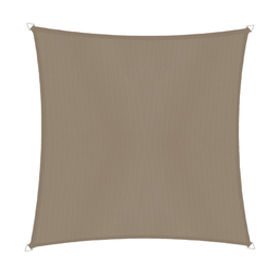 Windhager CANNES Square SunSail 4x4m - taupe