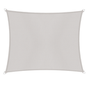 Windhager CANNES Rectangle SunSail 2x3m - cream-grey