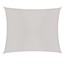 Windhager CANNES Rectangle SunSail 4x5m - cream-grey