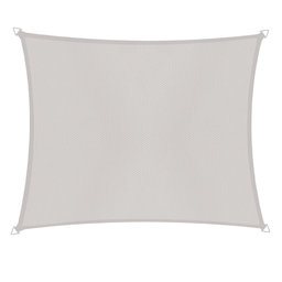 Windhager CANNES Rectangle SunSail 4x5m - cream-grey