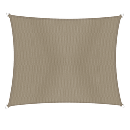 Windhager Sonnensegel SunSail CANNES Rechteck 4x5m - taupe